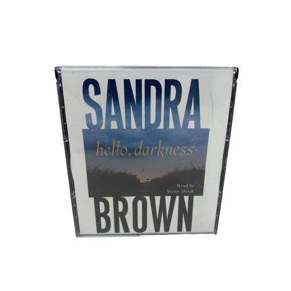 HELLO DARKNESS   -Book on CD-SANDRA BROWN  read by VICTOR SLEZAK - Picture 1 of 6
